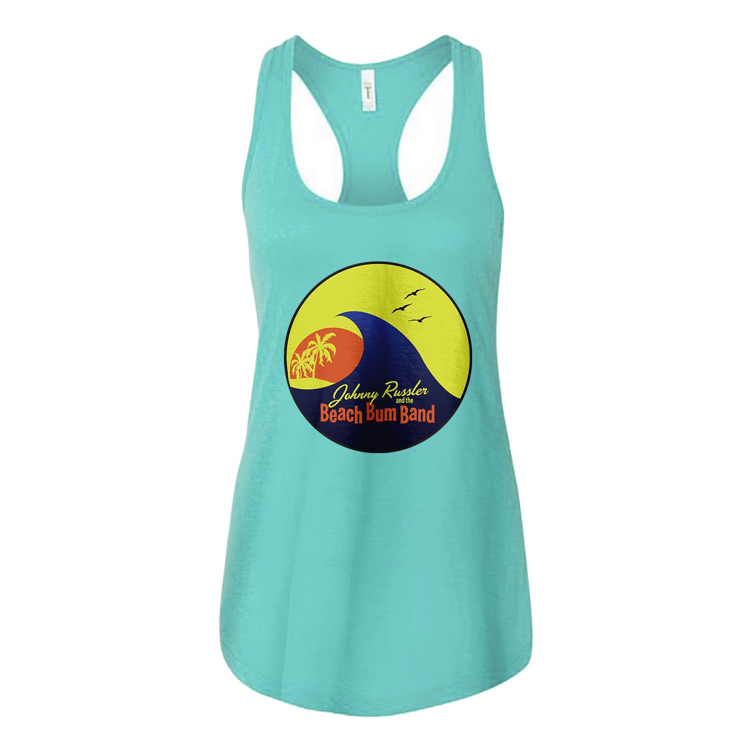 Beach Bum Band Logo Ladies Racerback Tank, The Troprock Shop