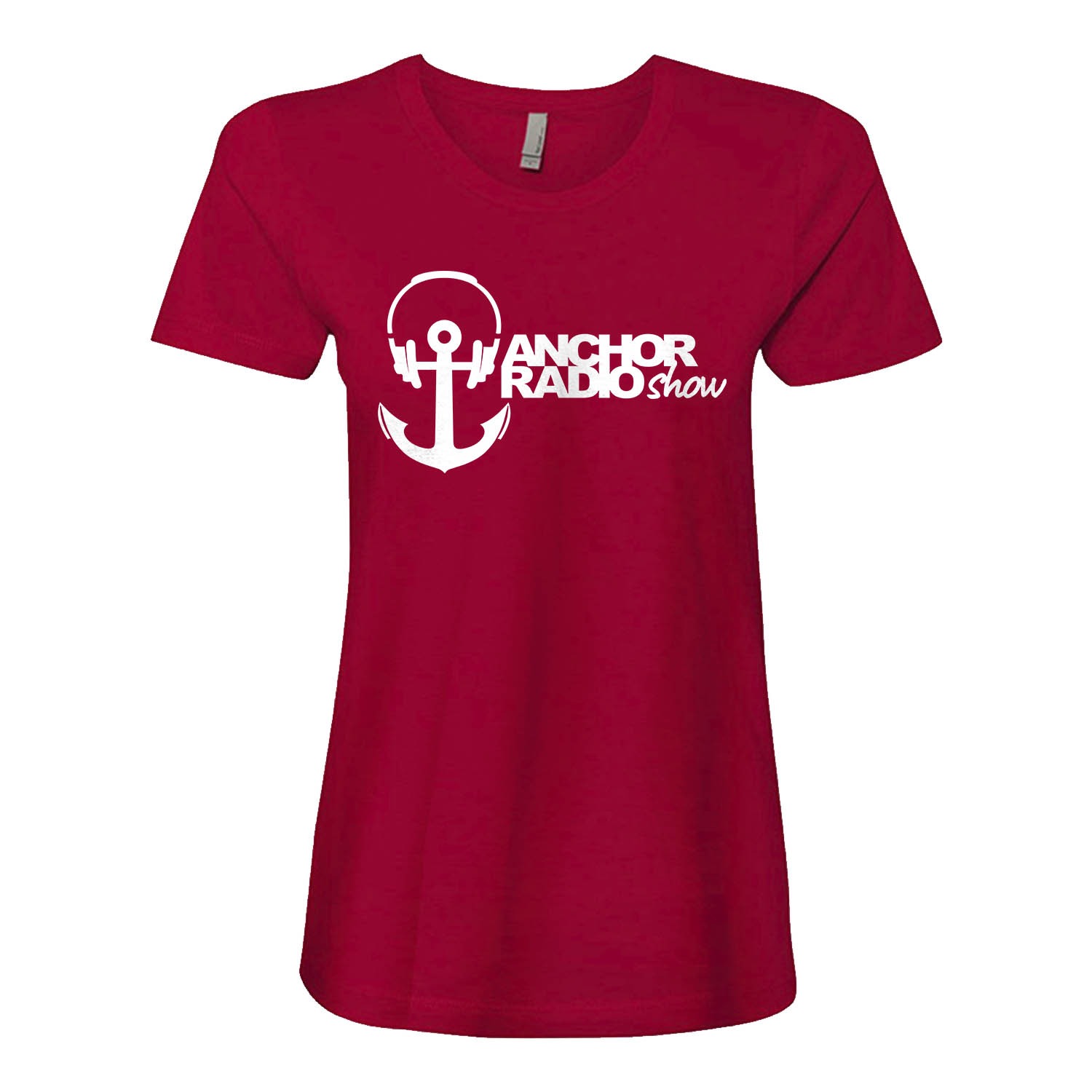 Anchor Radio Show Ladies Fitted T-shirt, The Troprock Shop