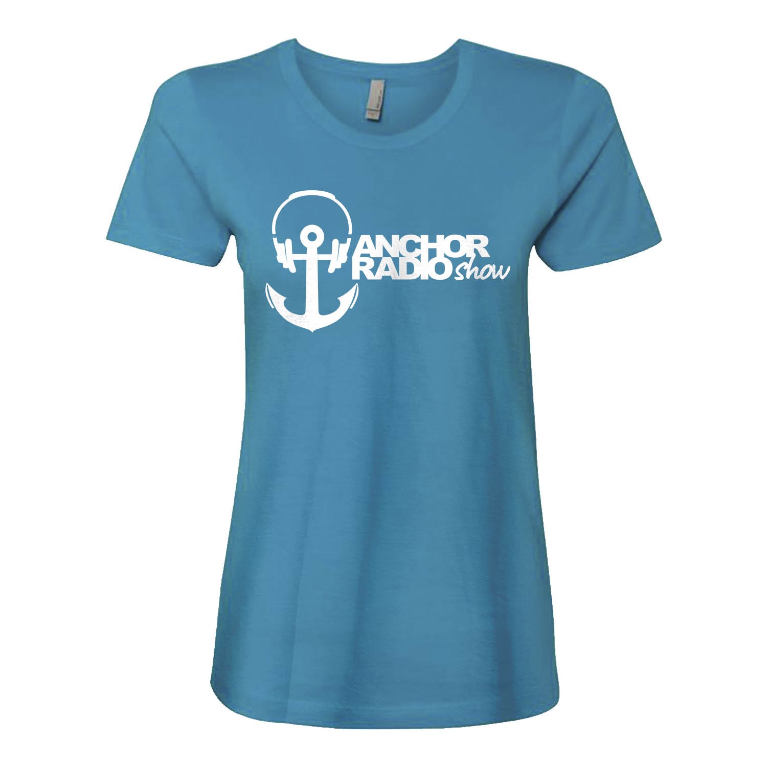 Anchor Radio Show Ladies Fitted T-shirt, The Troprock Shop