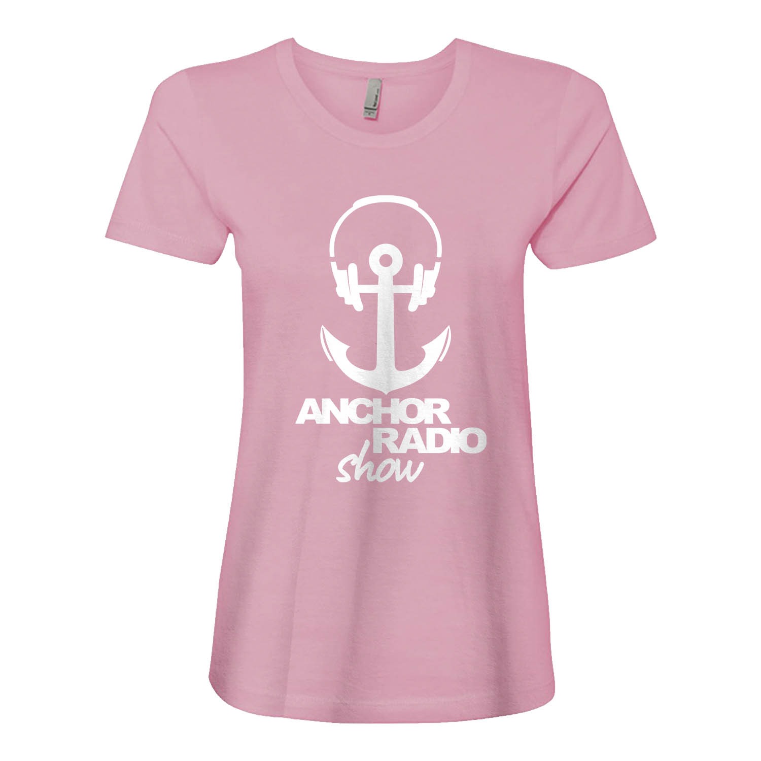 Anchor Radio Show Large Anchor Ladies Fitted Tee, The Troprock Shop