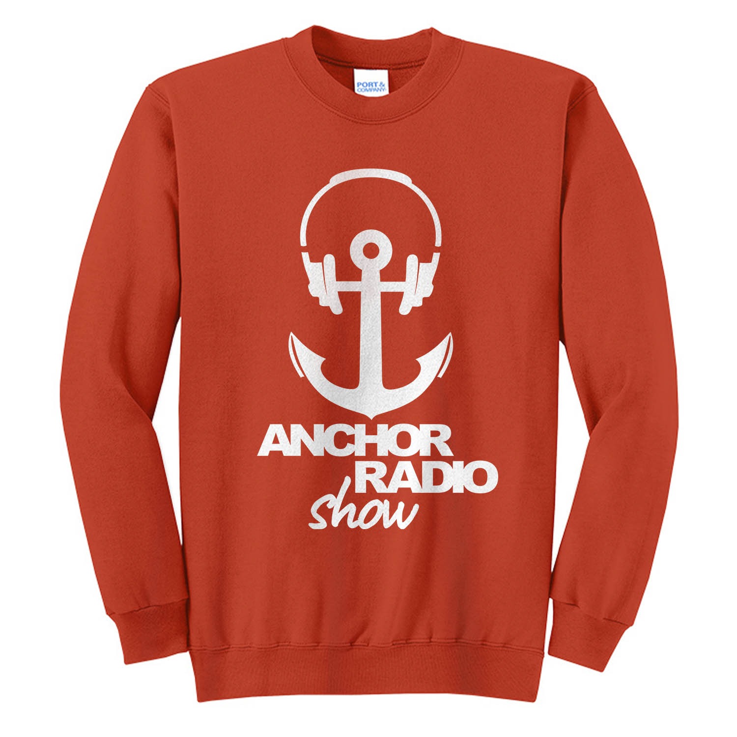 Anchor Radio Logo Unisex Sweatshirt, The Troprock Shop