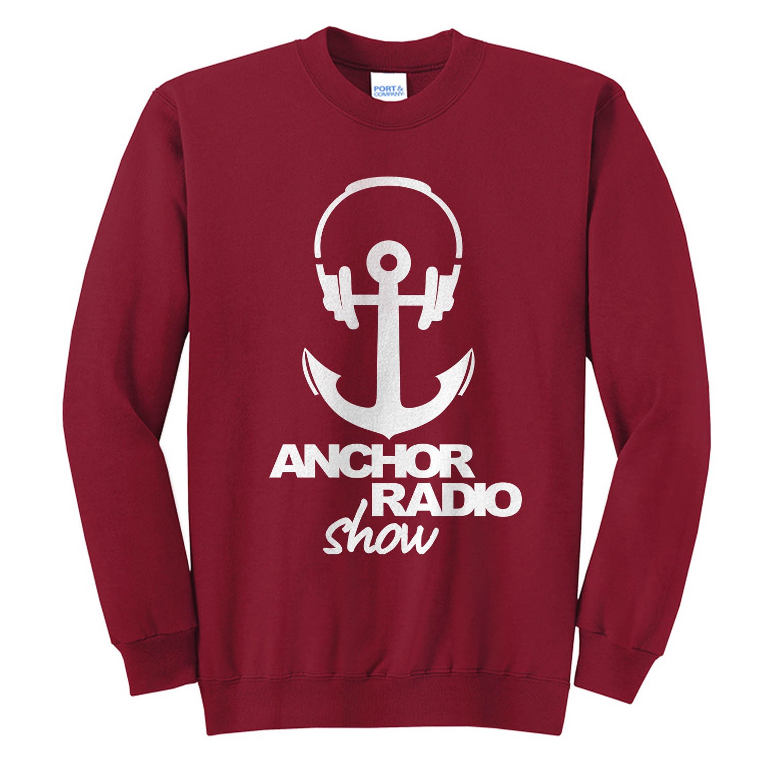 Anchor Radio Logo Unisex Sweatshirt, The Troprock Shop