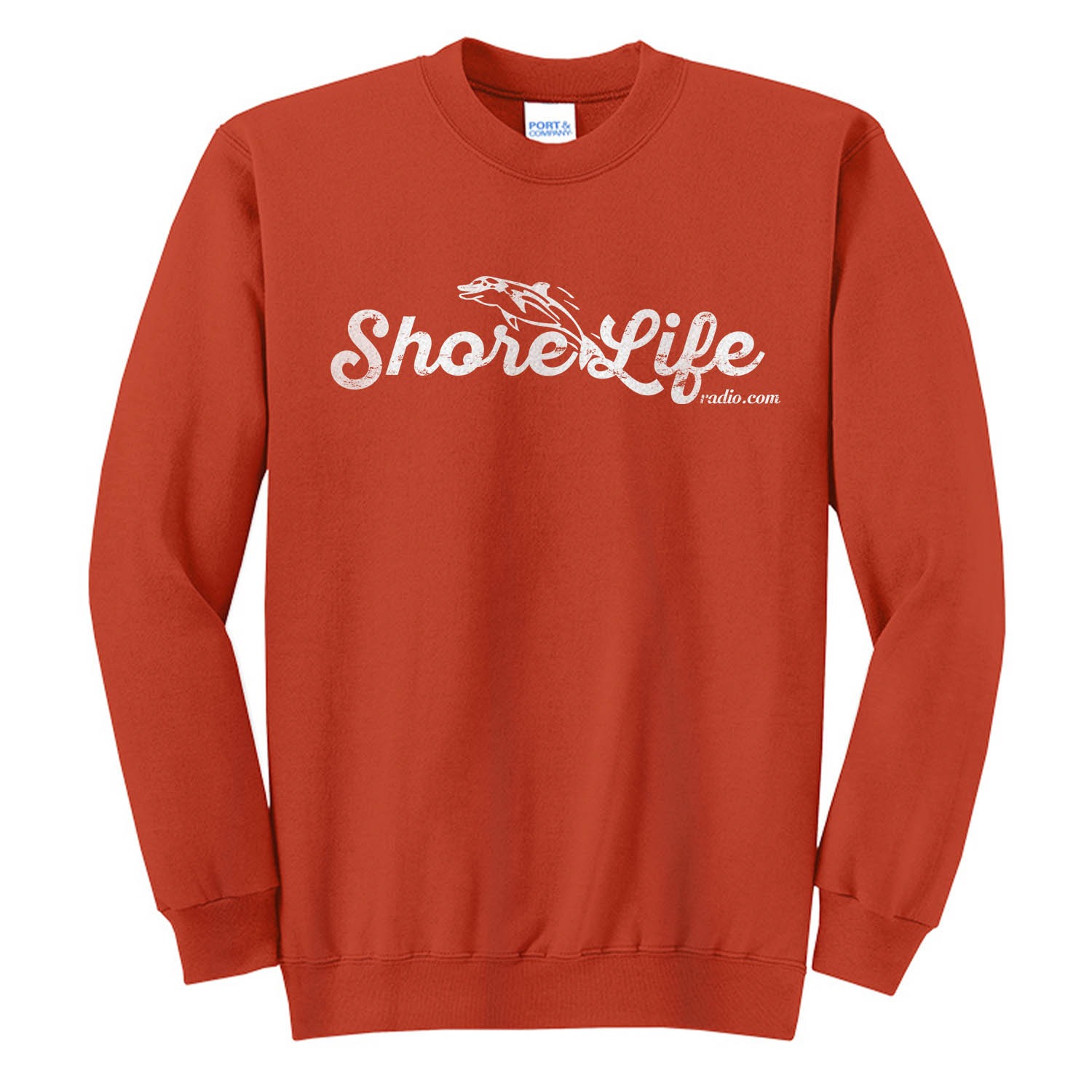 Shore Life Radio Dolphin Logo Unisex Sweatshirt, The Troprock Shop