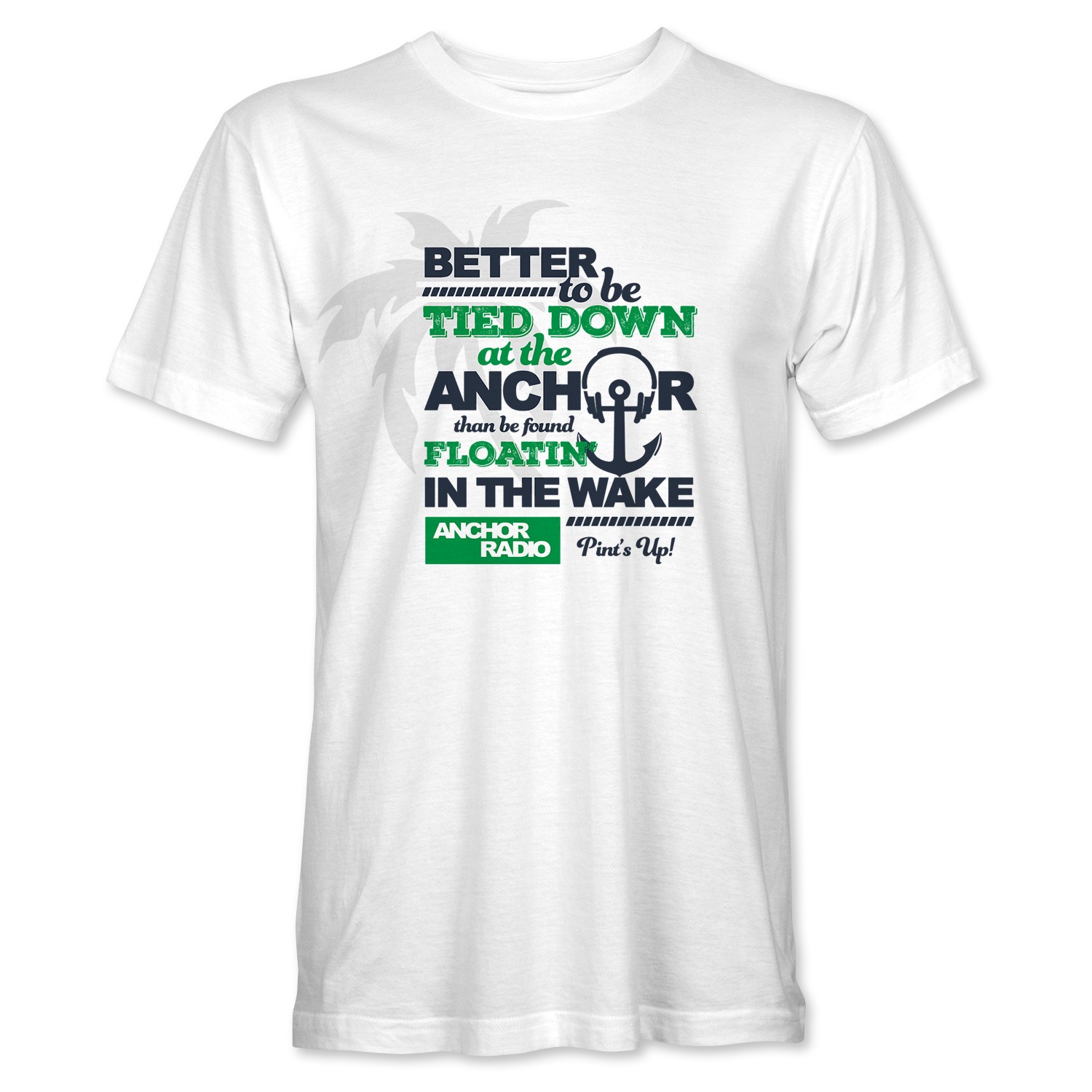 Anchor Radio Show Tied Down Logo Unisex T-Shirt, The Troprock Shop