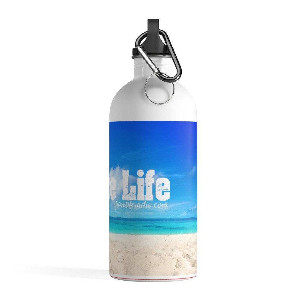Shore Life Radio Stainless Steel Water Bottle, The Troprock Shop