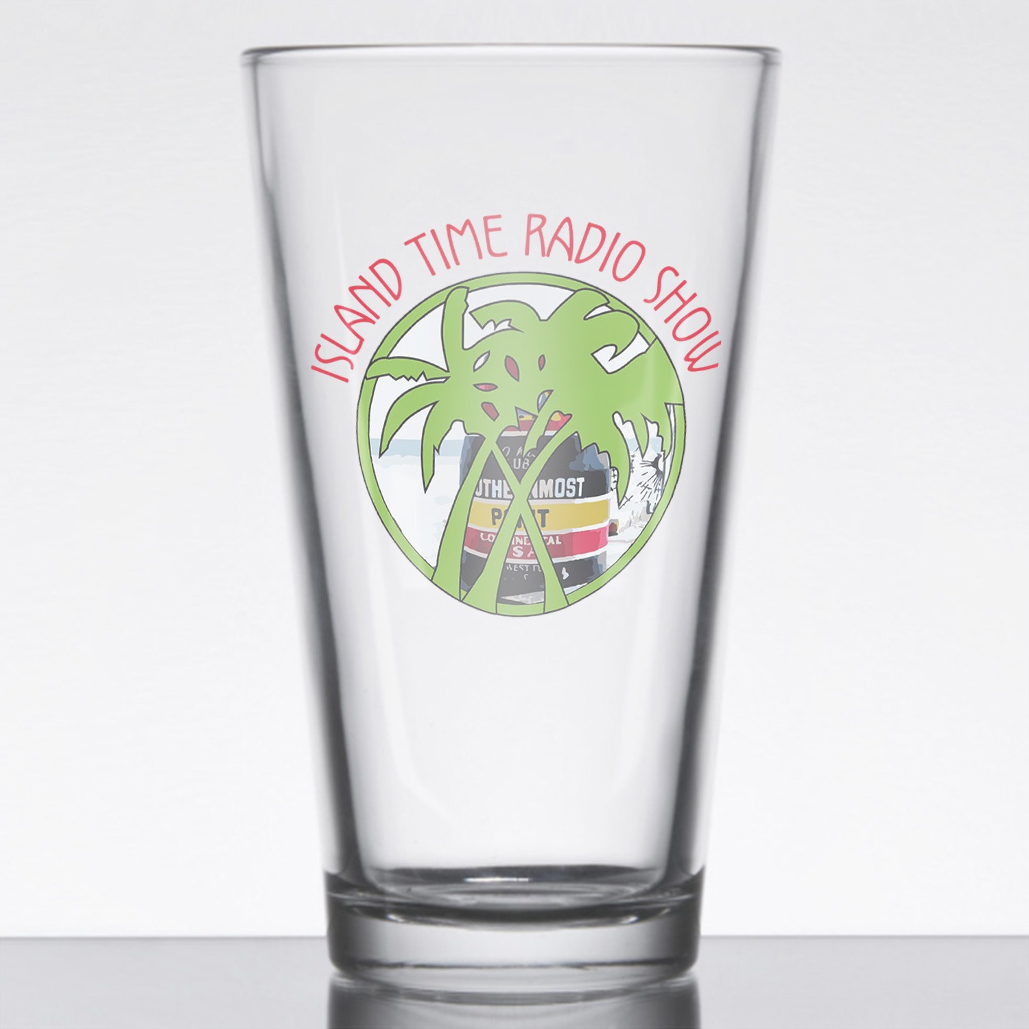 Bahama Mama and the Painkillers Double T Pint Glass, The Troprock Shop