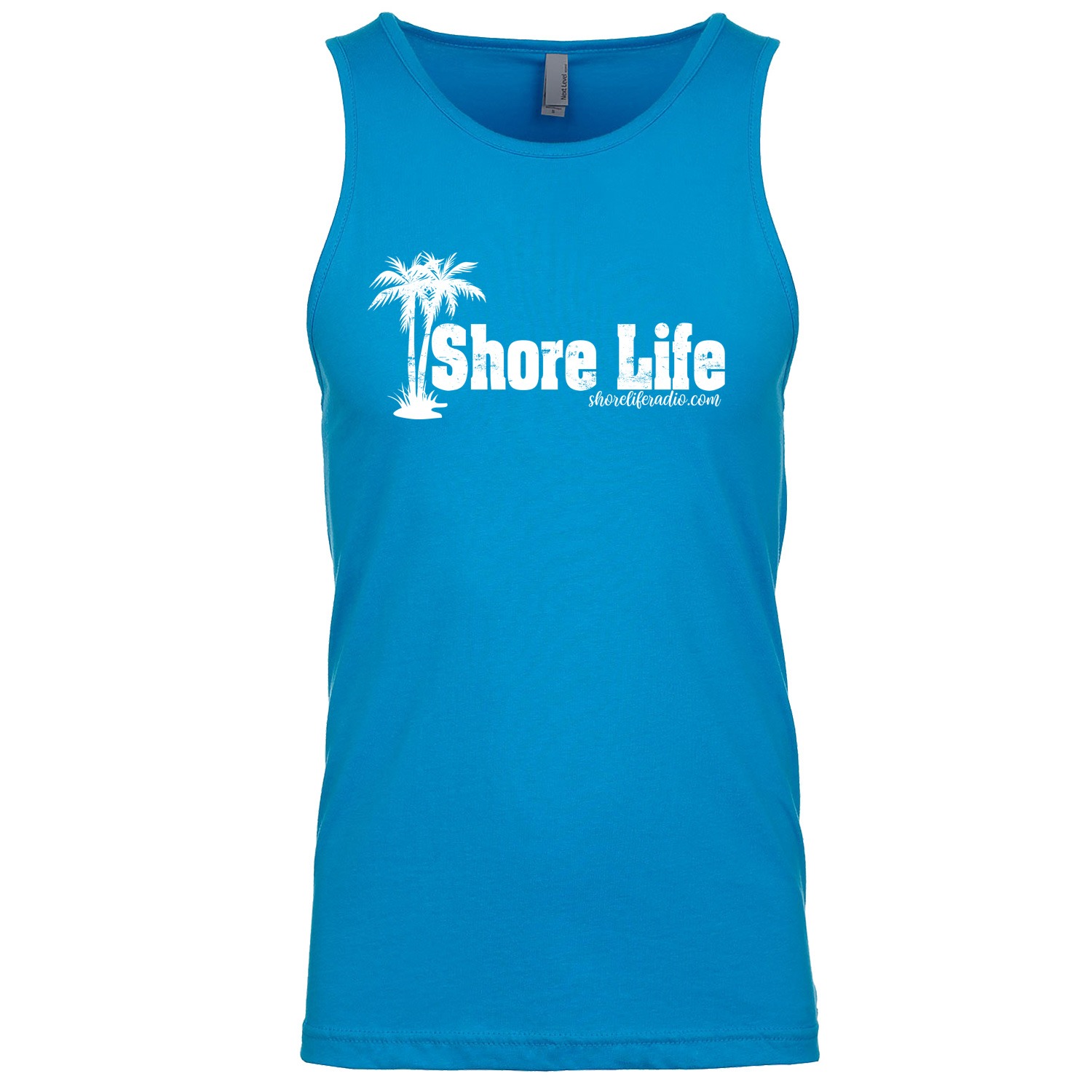 Shore Life Radio Palm Tree Men&#8217;s Tank Top, The Troprock Shop