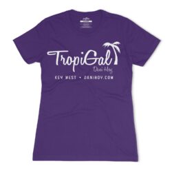 Dani Hoy TropiGal Women&#8217;s Fitted Tee, The Troprock Shop
