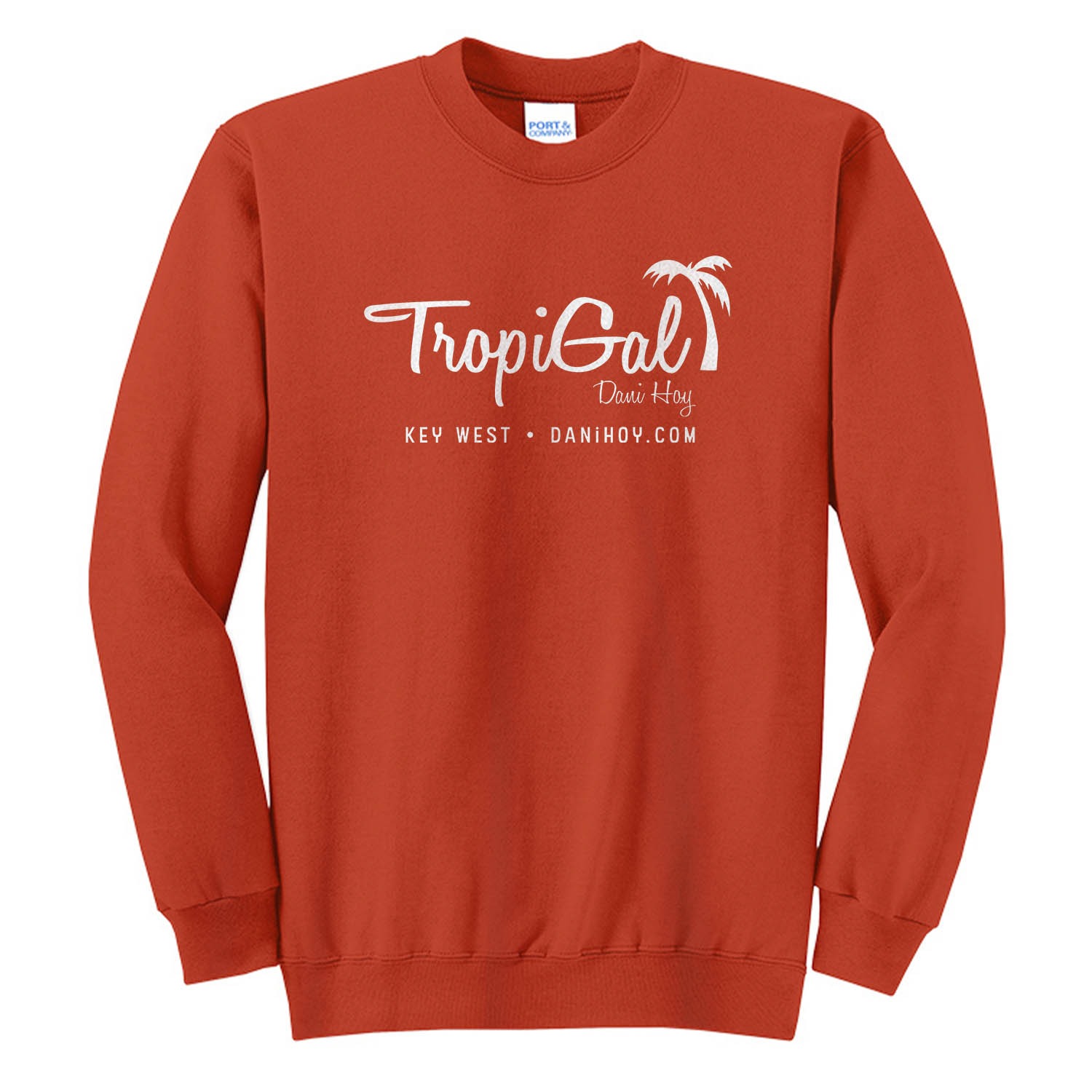 Dani Hoy TropiGal Unisex Crewneck Sweatshirt, The Troprock Shop